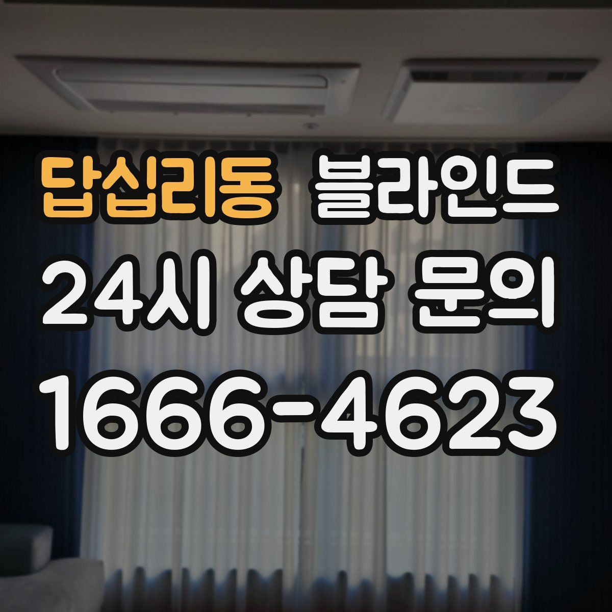 답십리동 블라인드