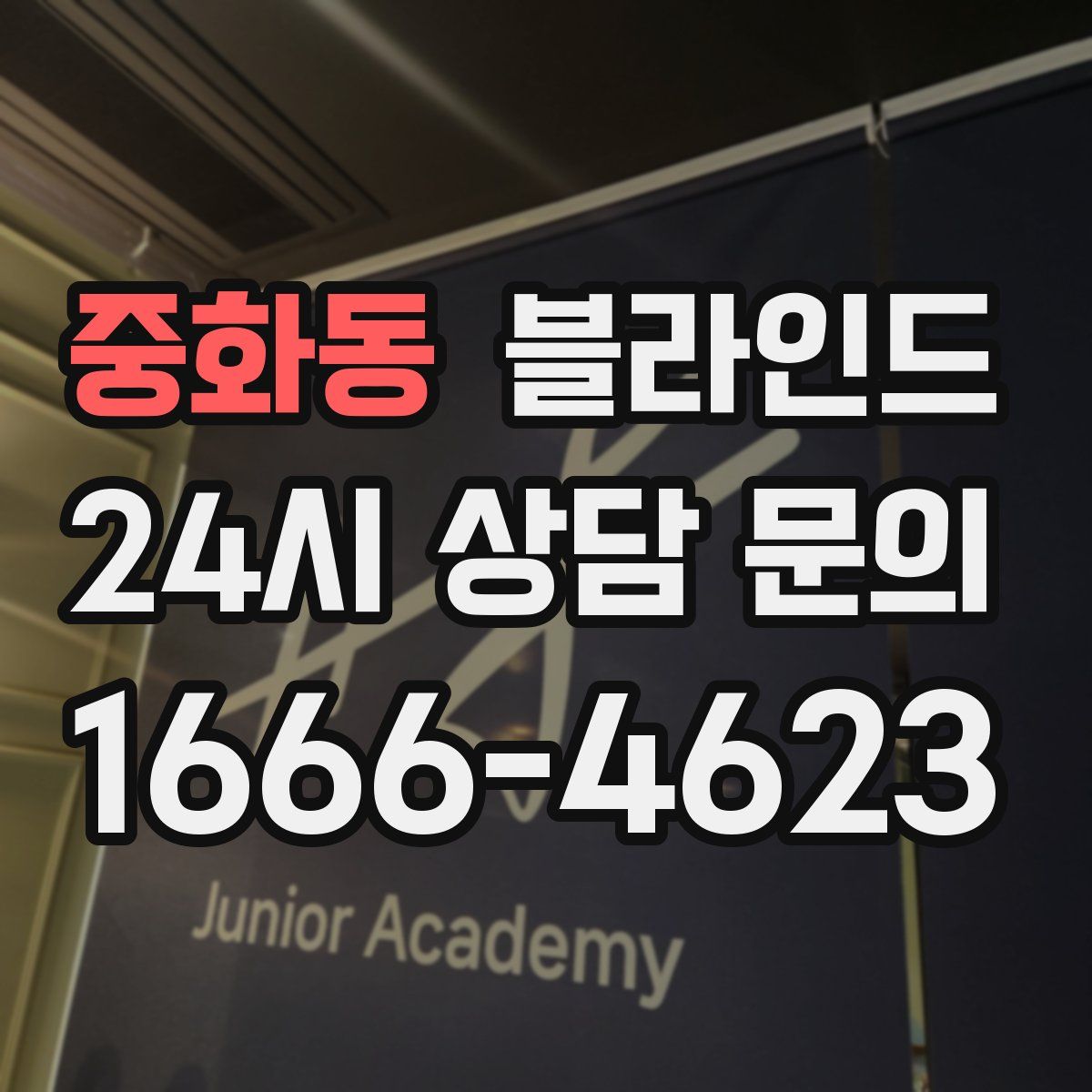 중화동 블라인드