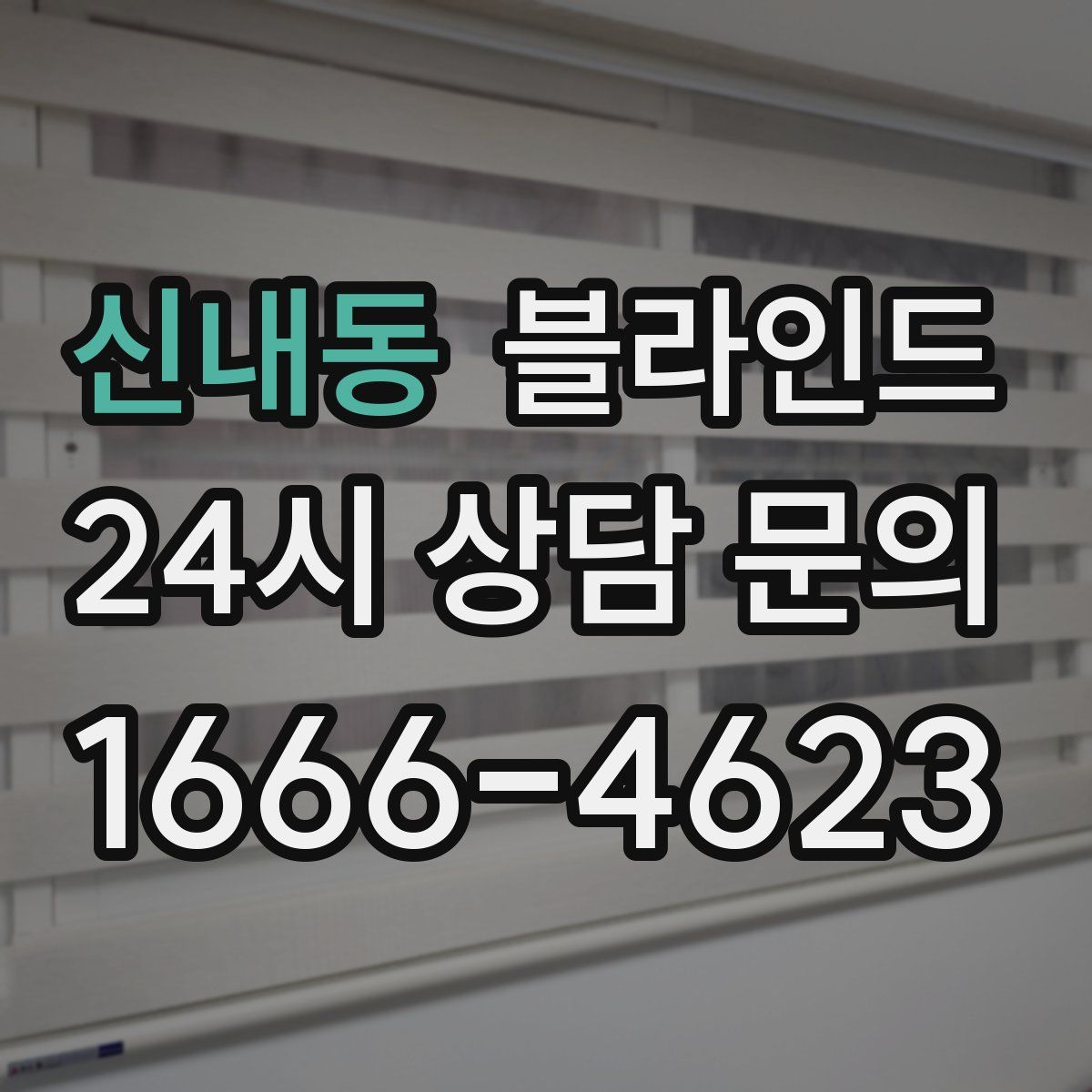 신내동 블라인드