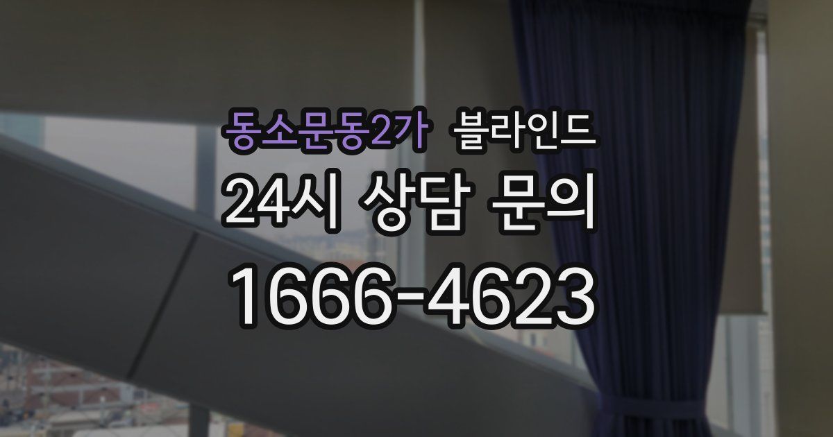 동소문동2가 블라인드