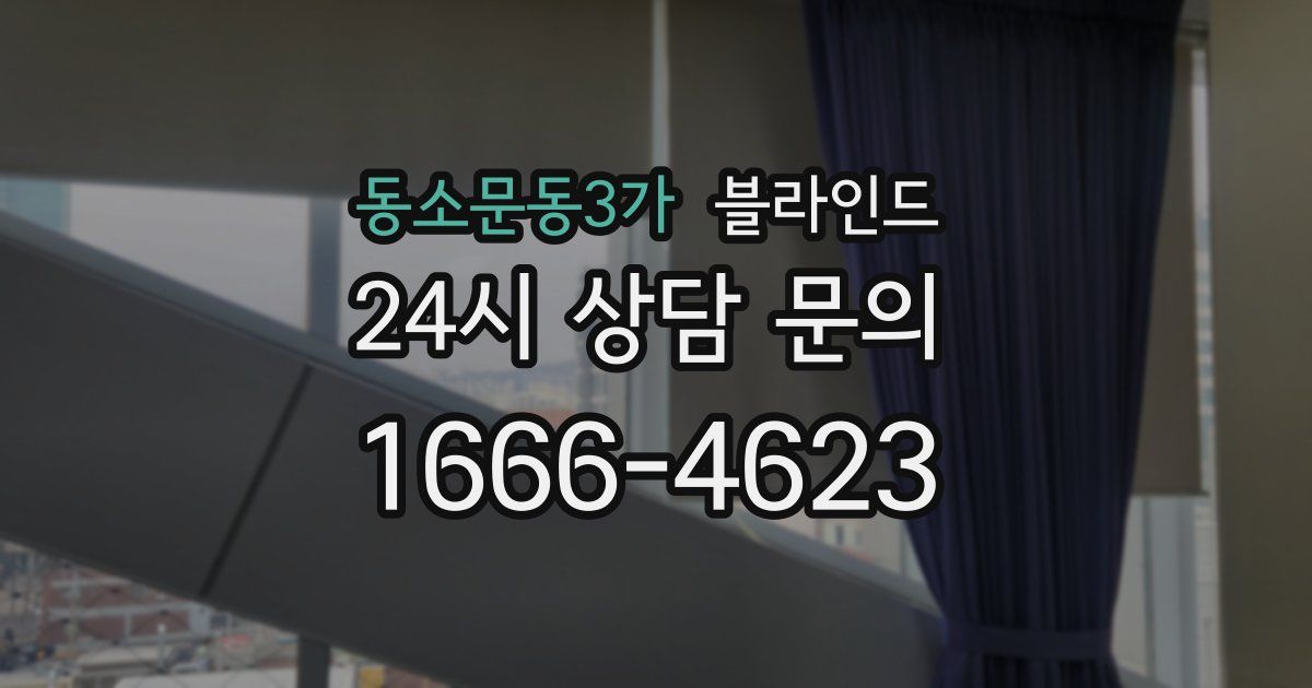 동소문동3가 블라인드