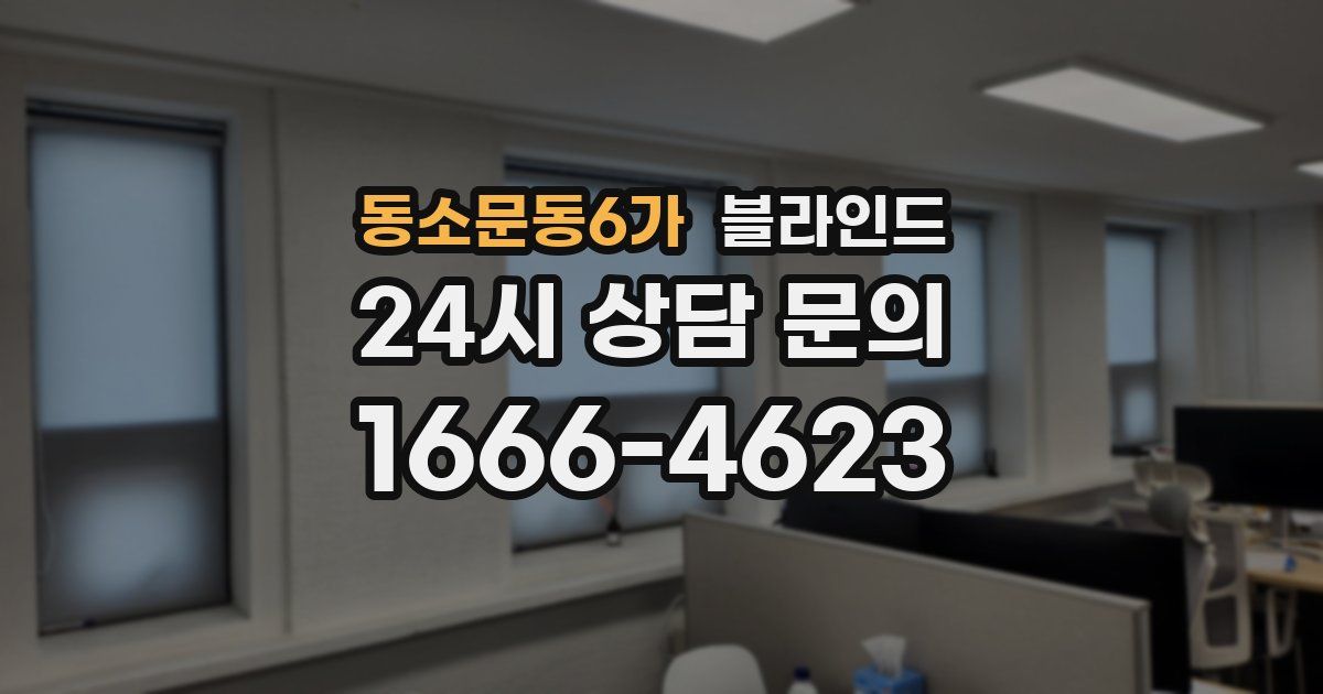 동소문동6가 블라인드