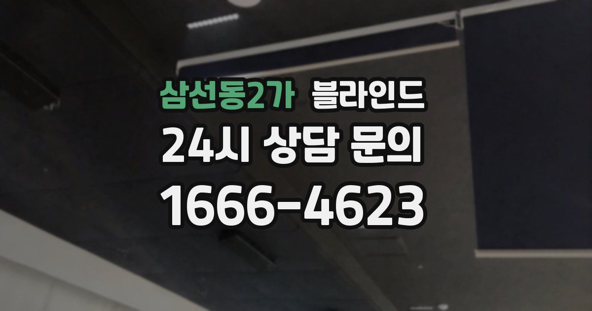 삼선동2가 블라인드