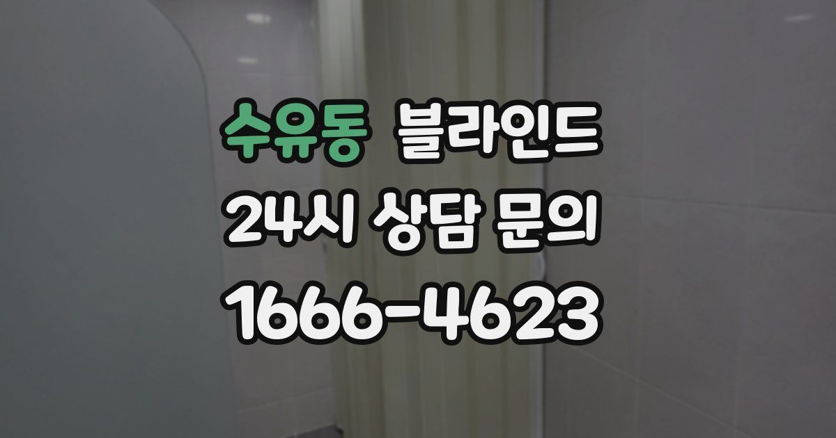 수유동 블라인드