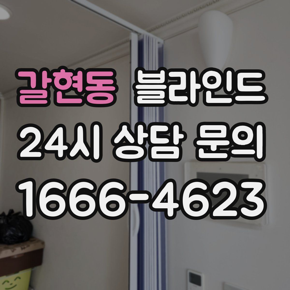 갈현동 블라인드