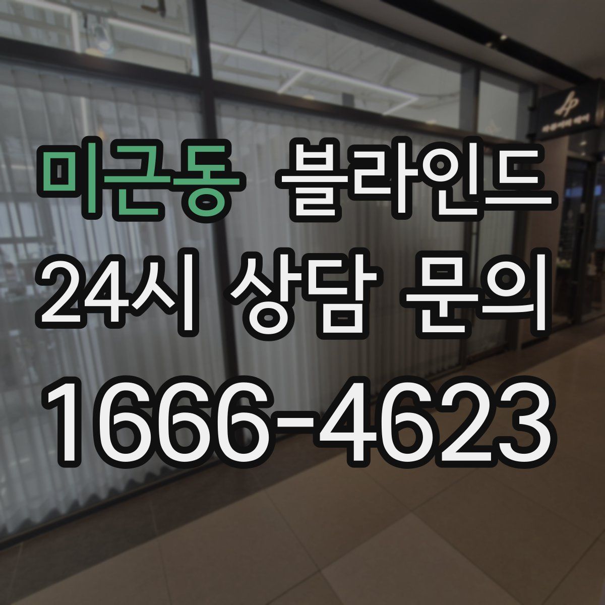 미근동 블라인드
