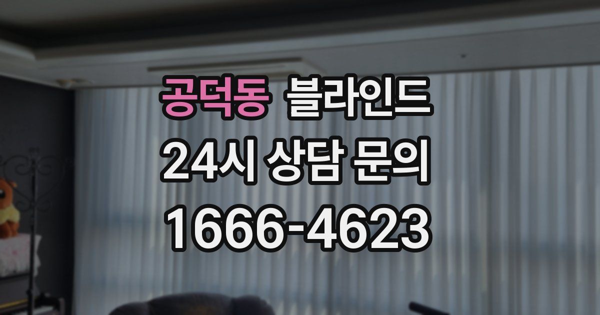 공덕동 블라인드