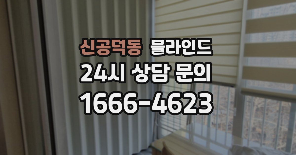 신공덕동 블라인드