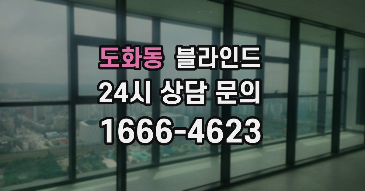 도화동 블라인드