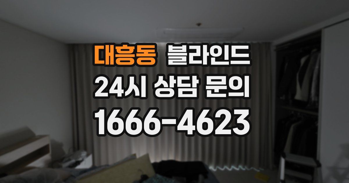 대흥동 블라인드