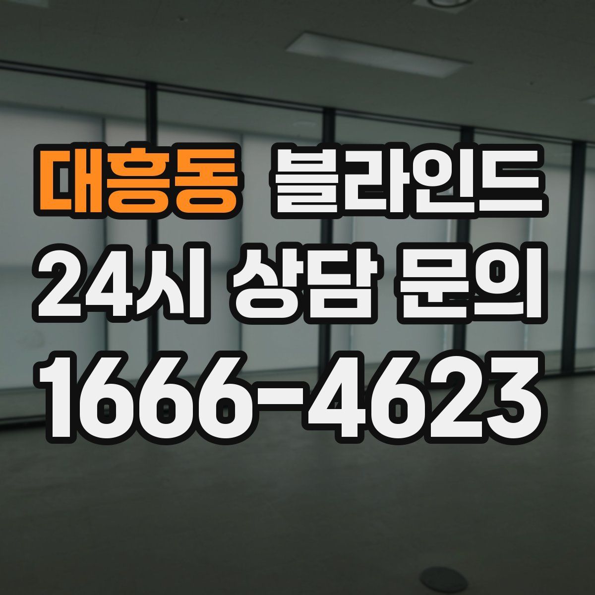 대흥동 블라인드