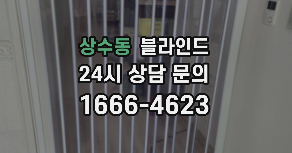 상수동 블라인드