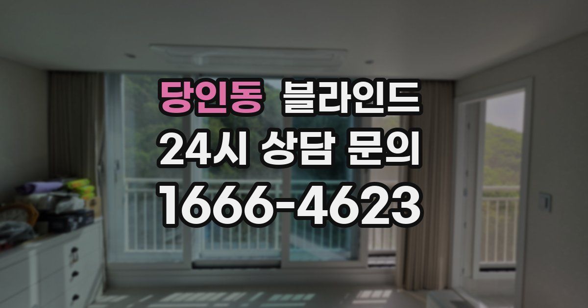 당인동 블라인드