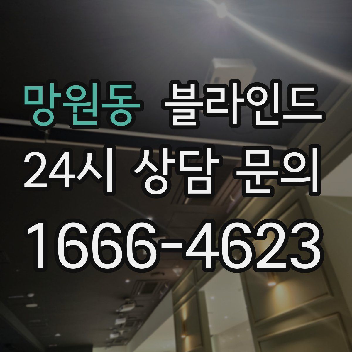 망원동 블라인드