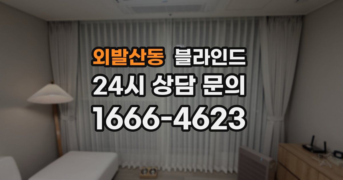 외발산동 블라인드