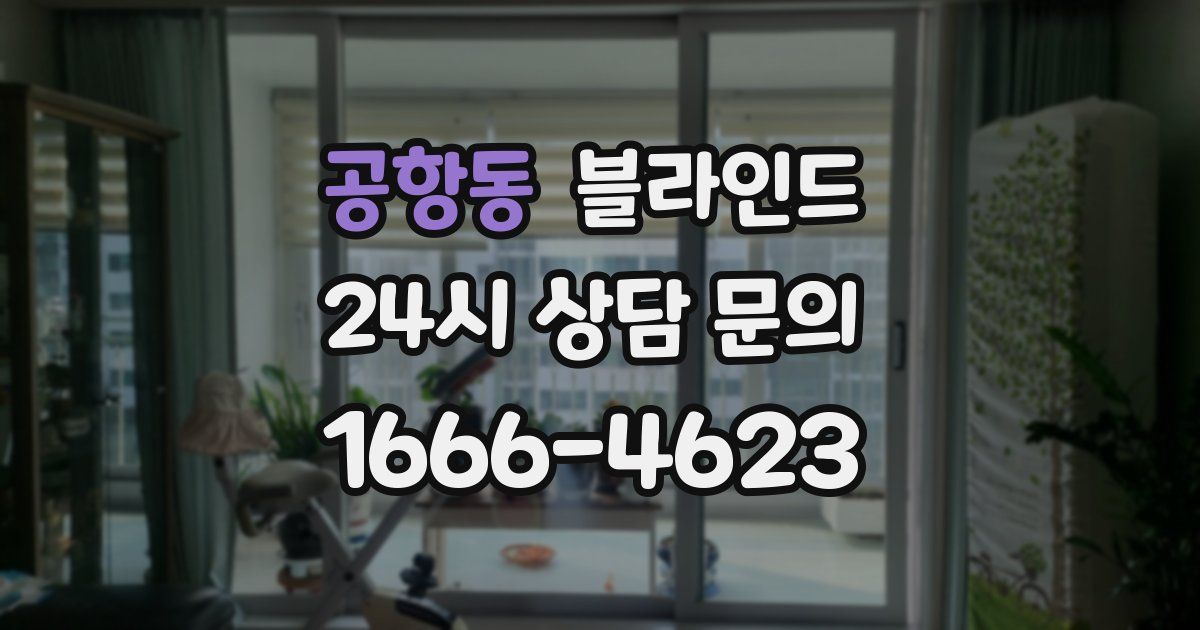 공항동 블라인드