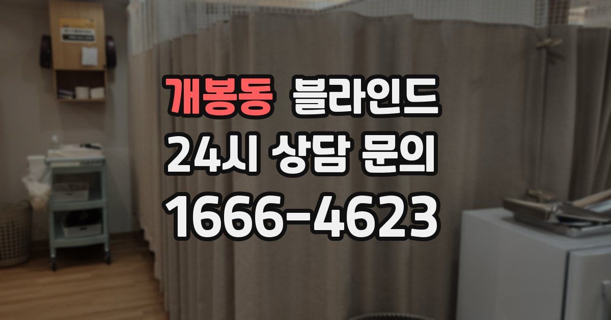 개봉동 블라인드
