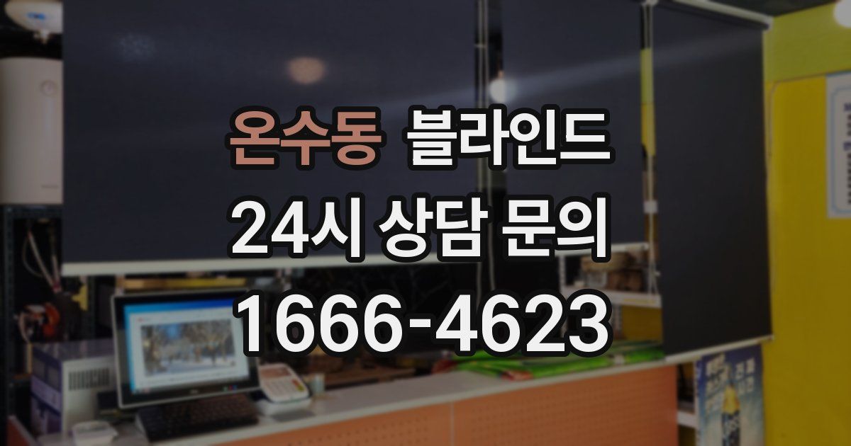 온수동 블라인드