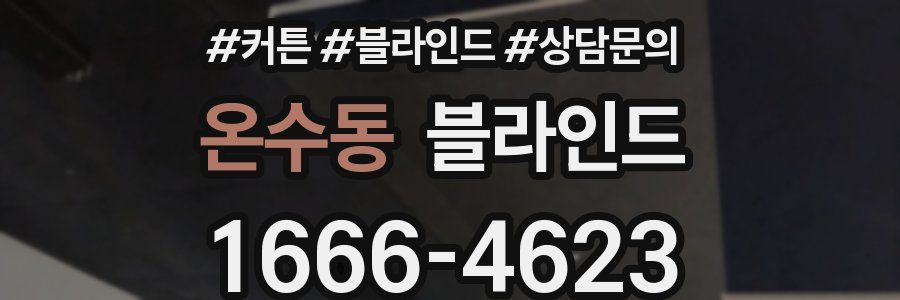 온수동 블라인드