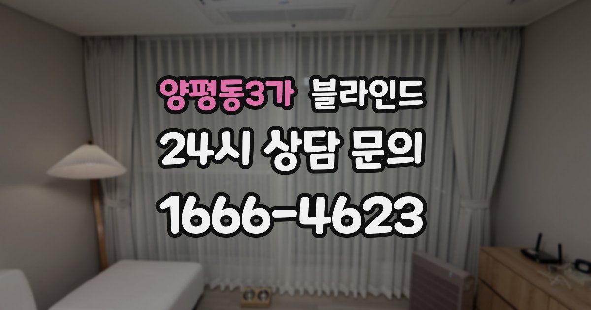 양평동3가 블라인드