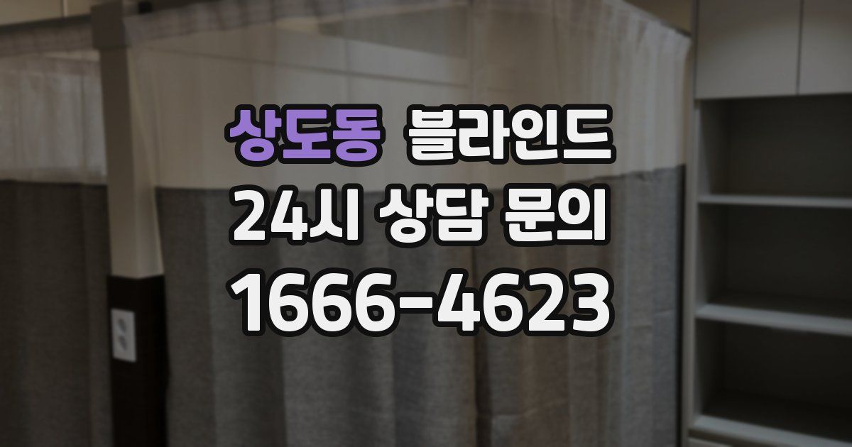 상도동 블라인드