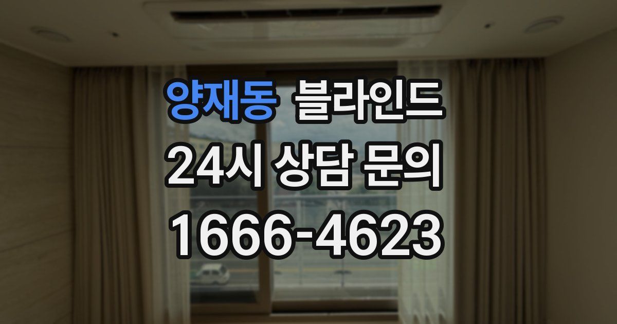 양재동 블라인드