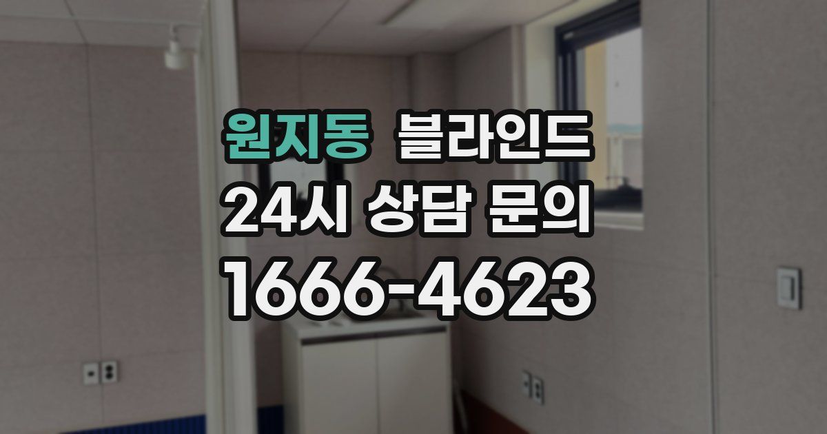 원지동 블라인드