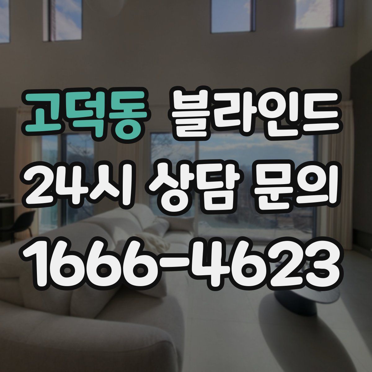 고덕동 블라인드