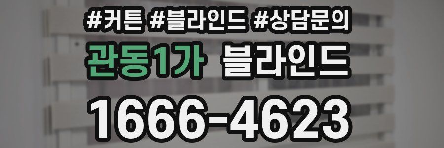 관동1가 블라인드