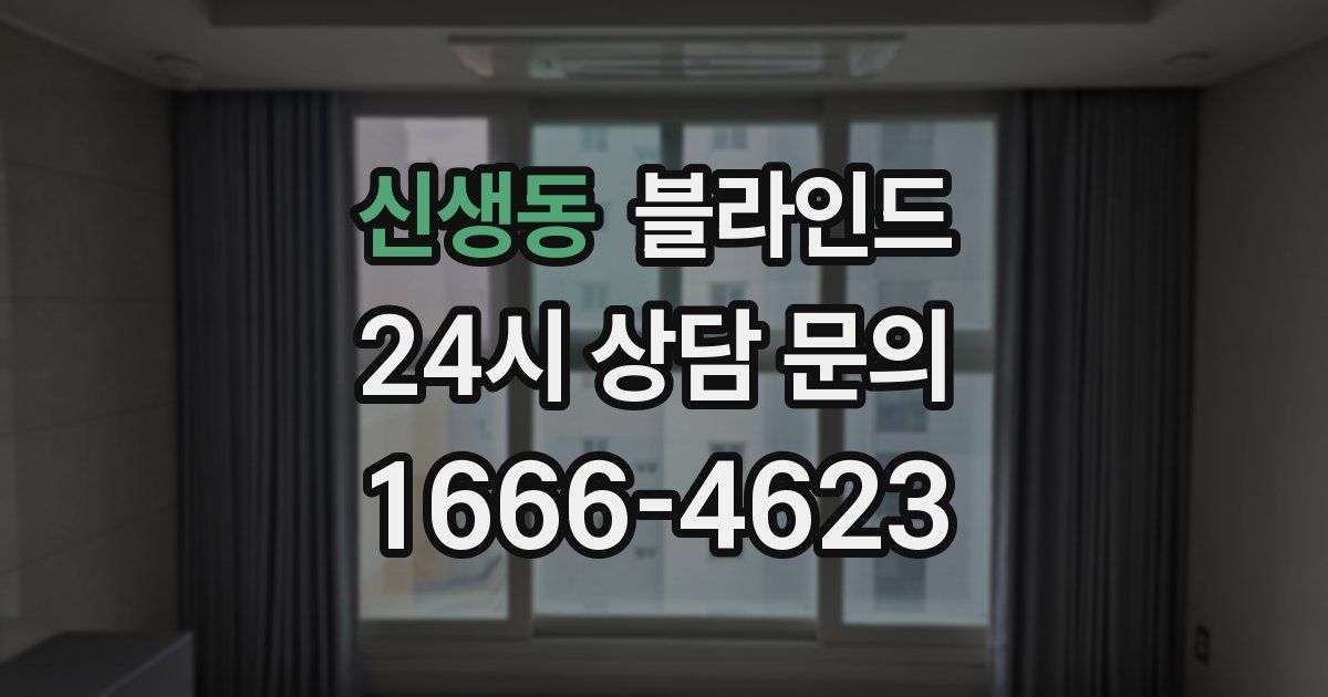 신생동 블라인드