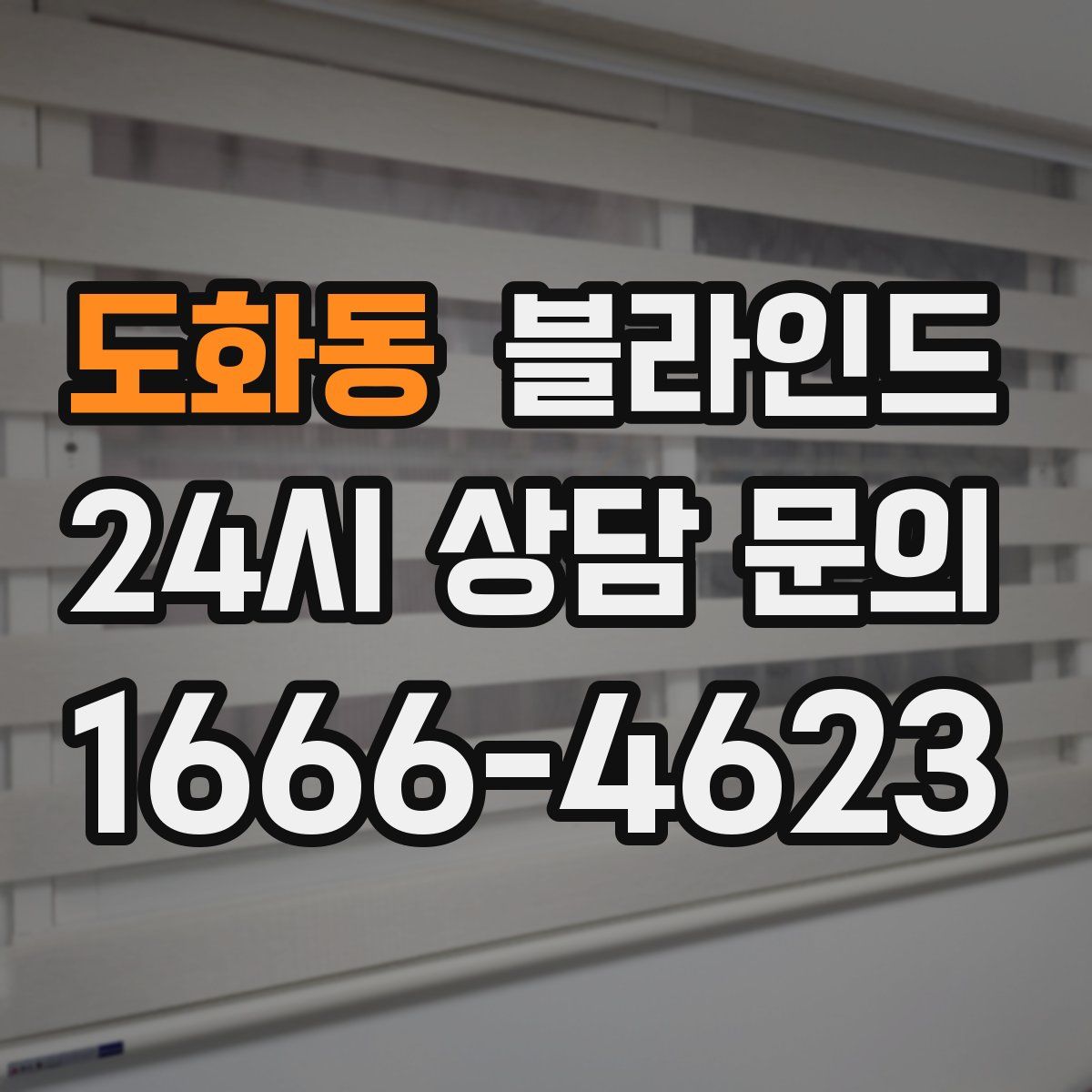 도화동 블라인드