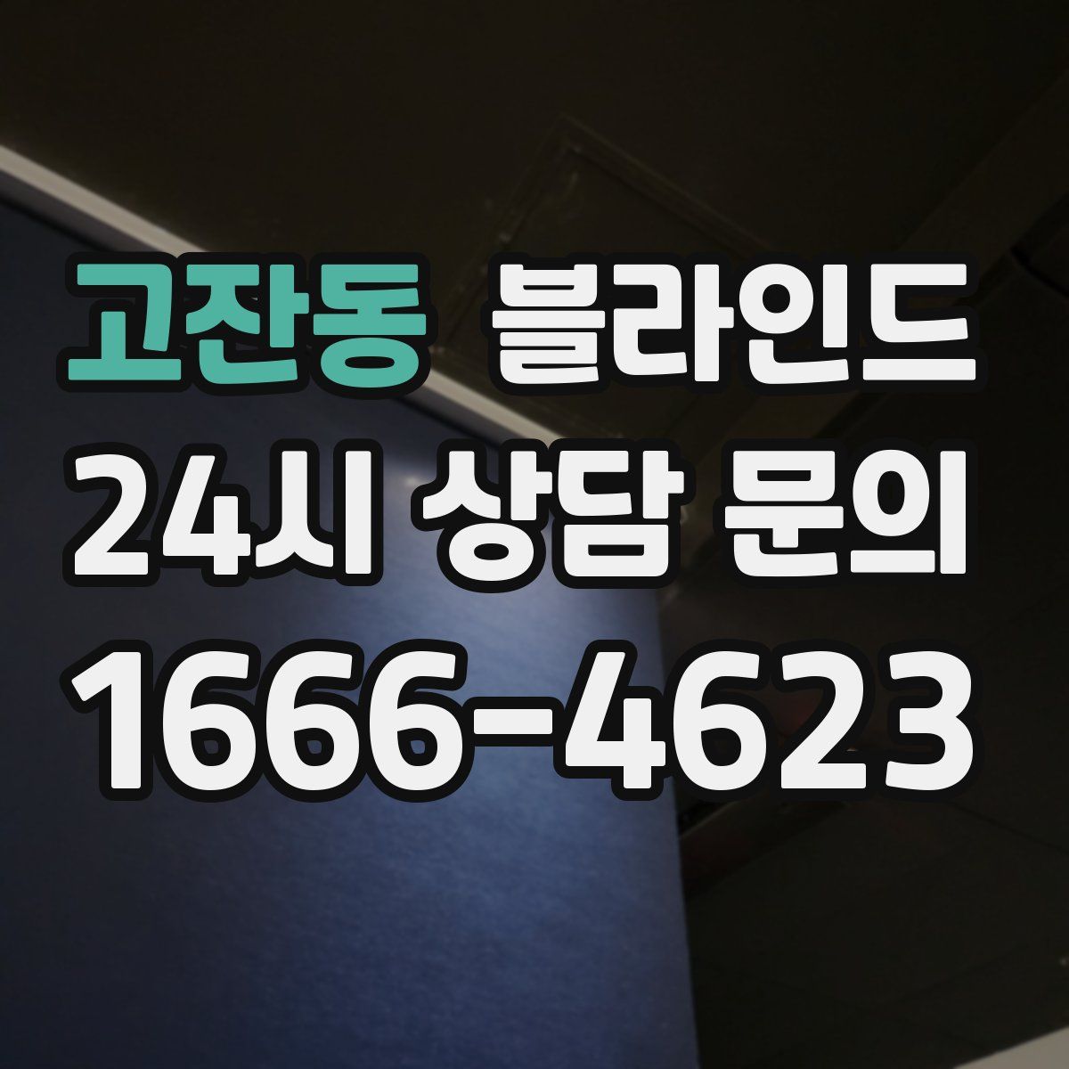 고잔동 블라인드