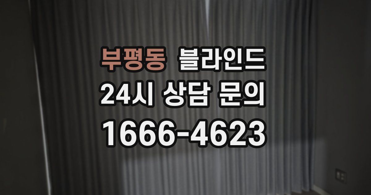 부평동 블라인드