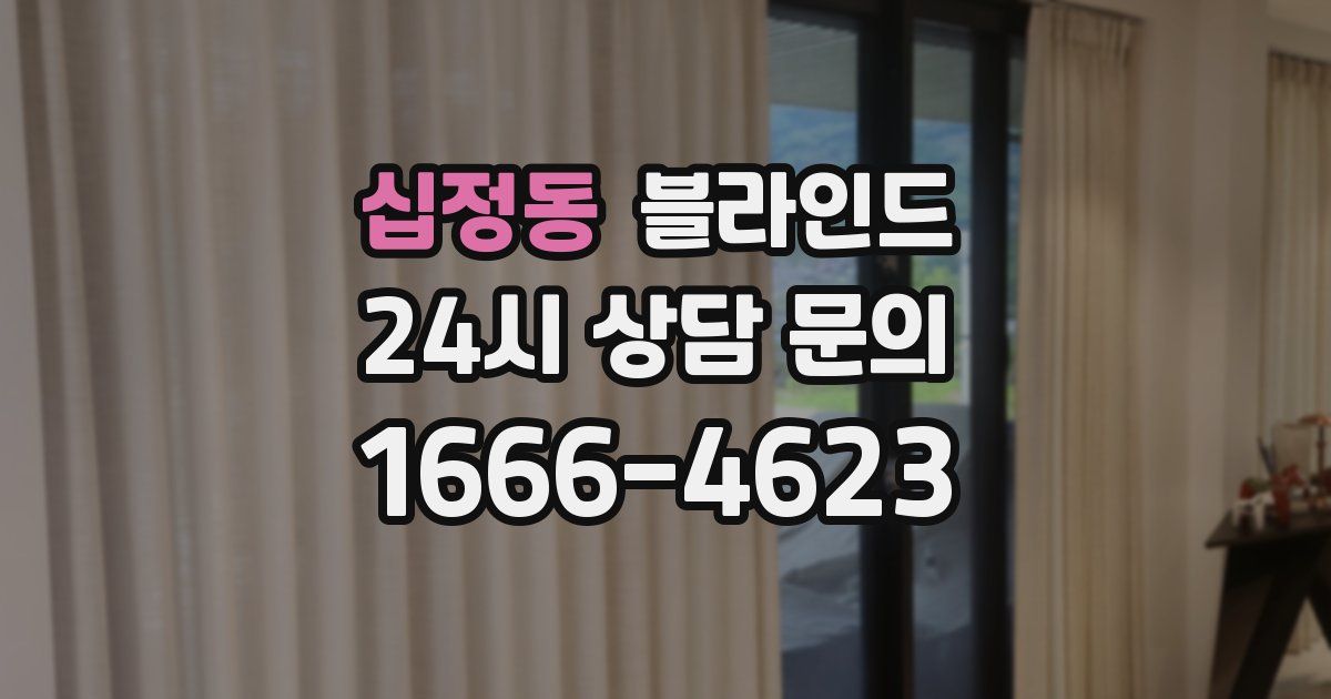 십정동 블라인드