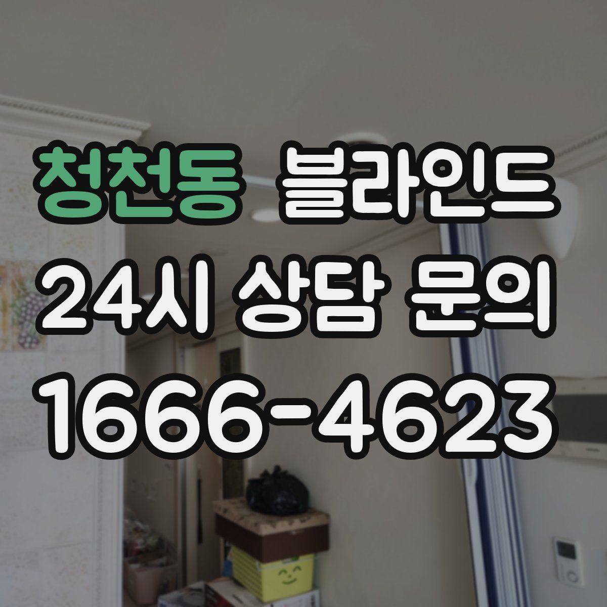 청천동 블라인드