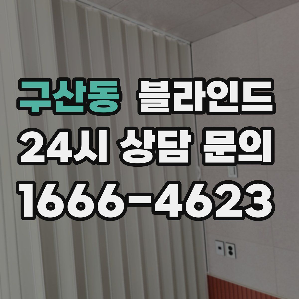 구산동 블라인드