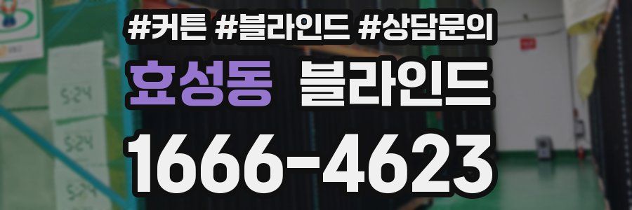 효성동 블라인드