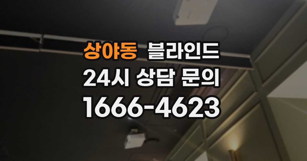 상야동 블라인드