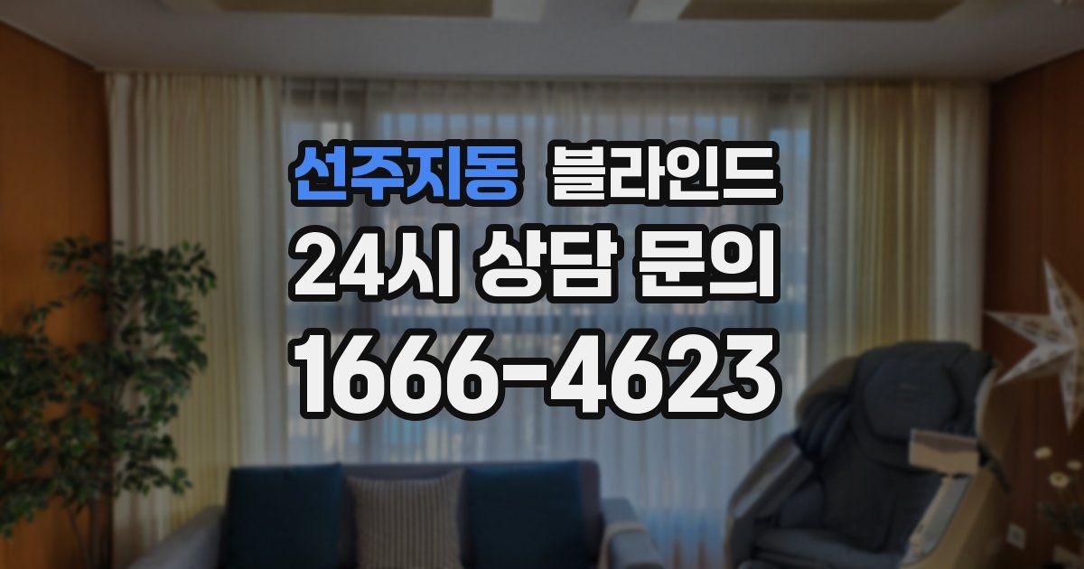 선주지동 블라인드