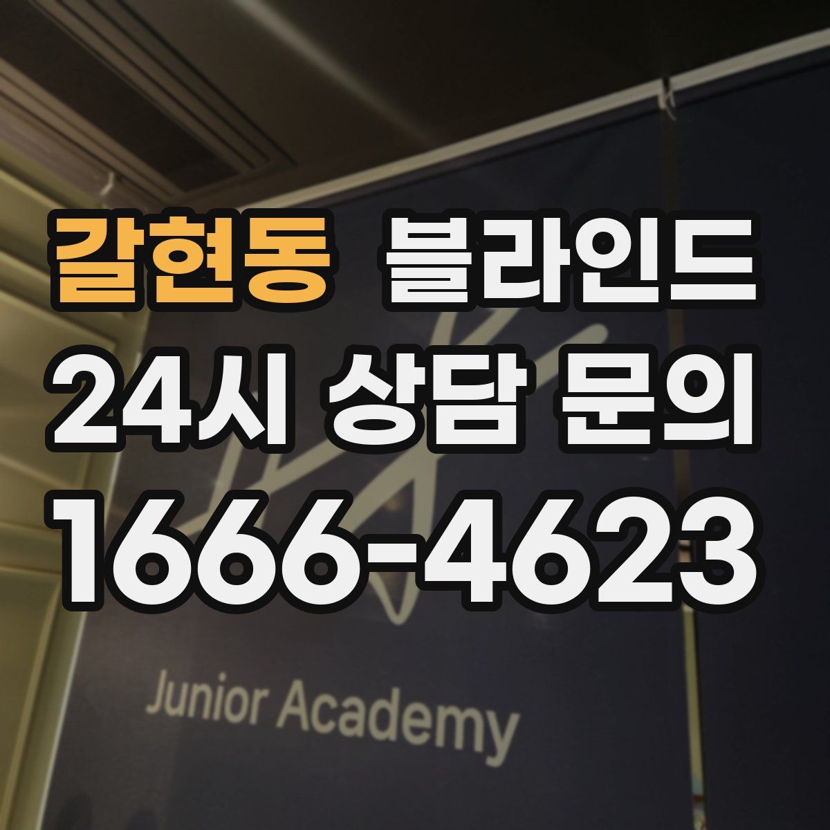 갈현동 블라인드