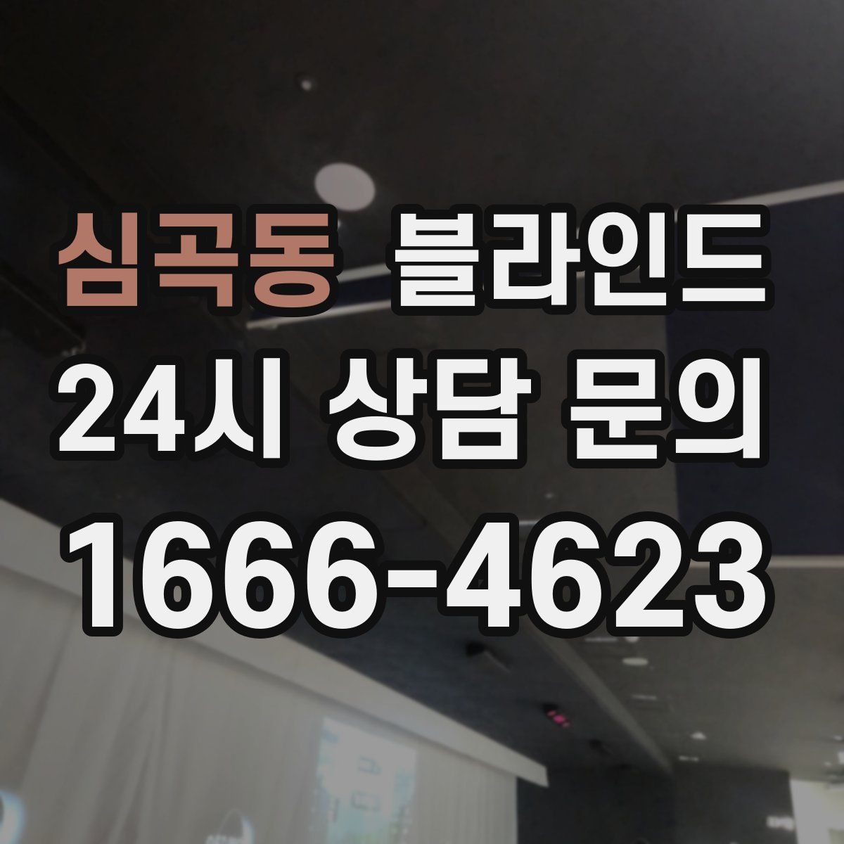 심곡동 블라인드