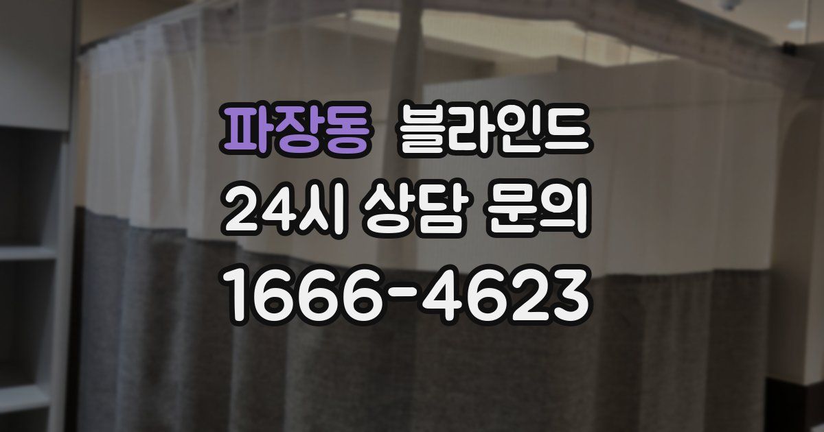 파장동 블라인드