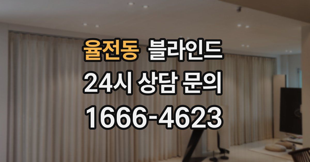 율전동 블라인드