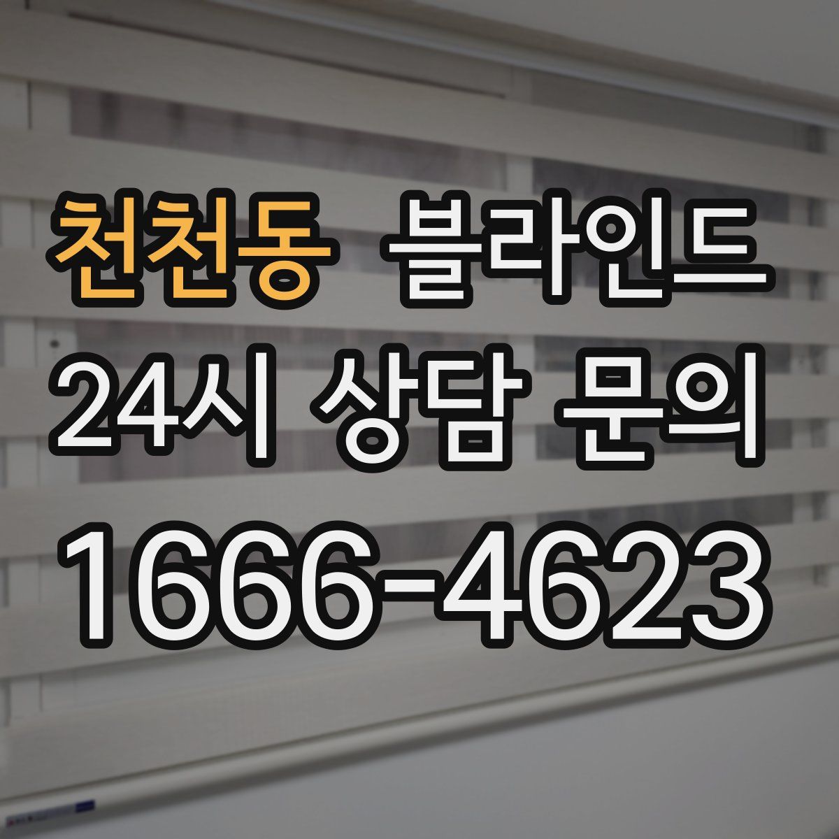 천천동 블라인드
