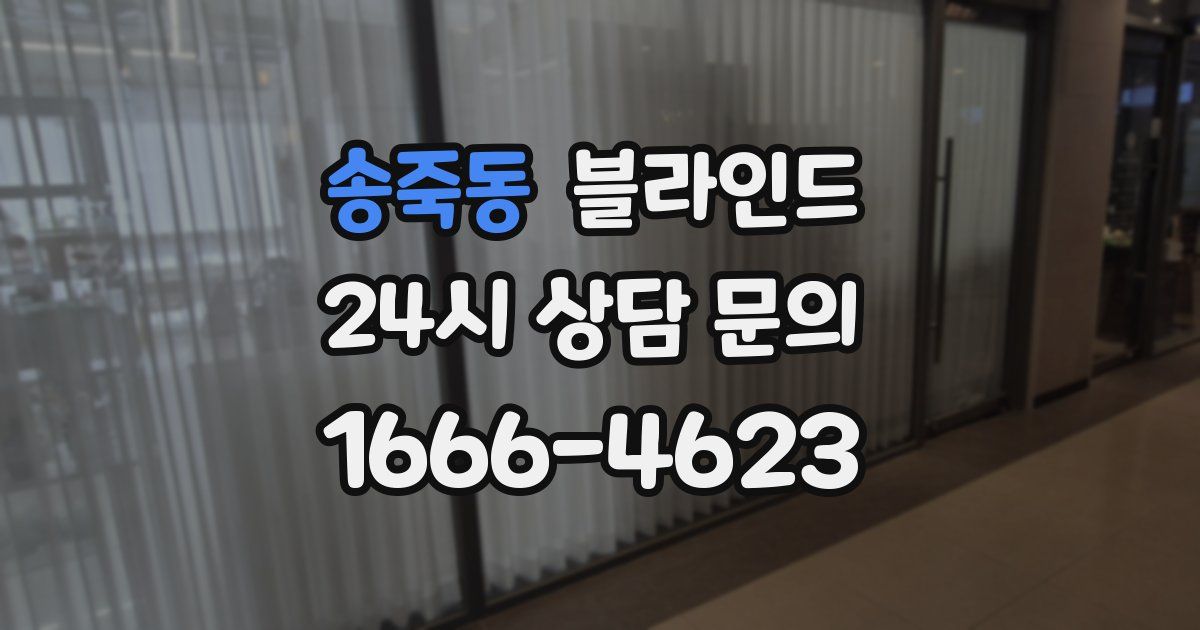 송죽동 블라인드