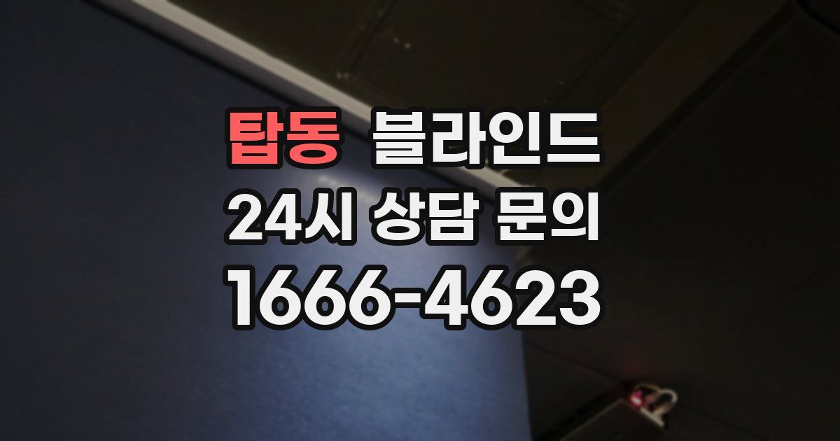 탑동 블라인드