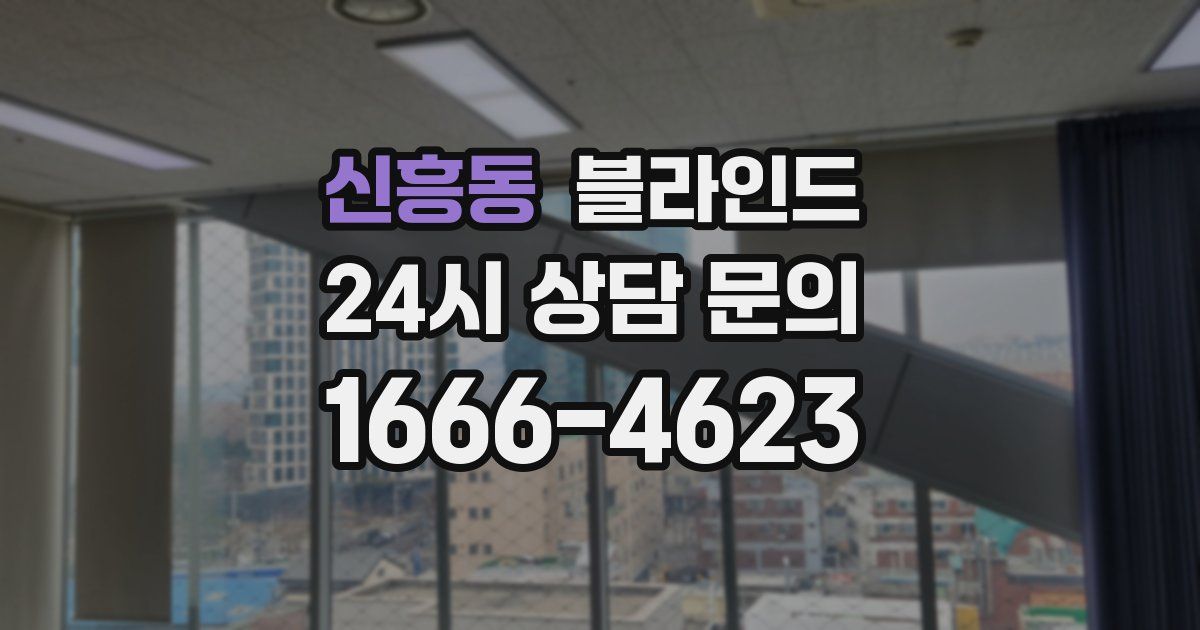 신흥동 블라인드