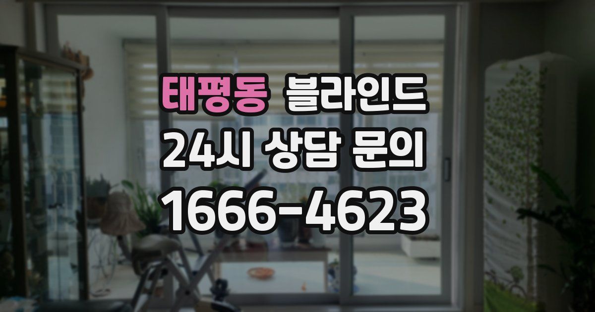 태평동 블라인드