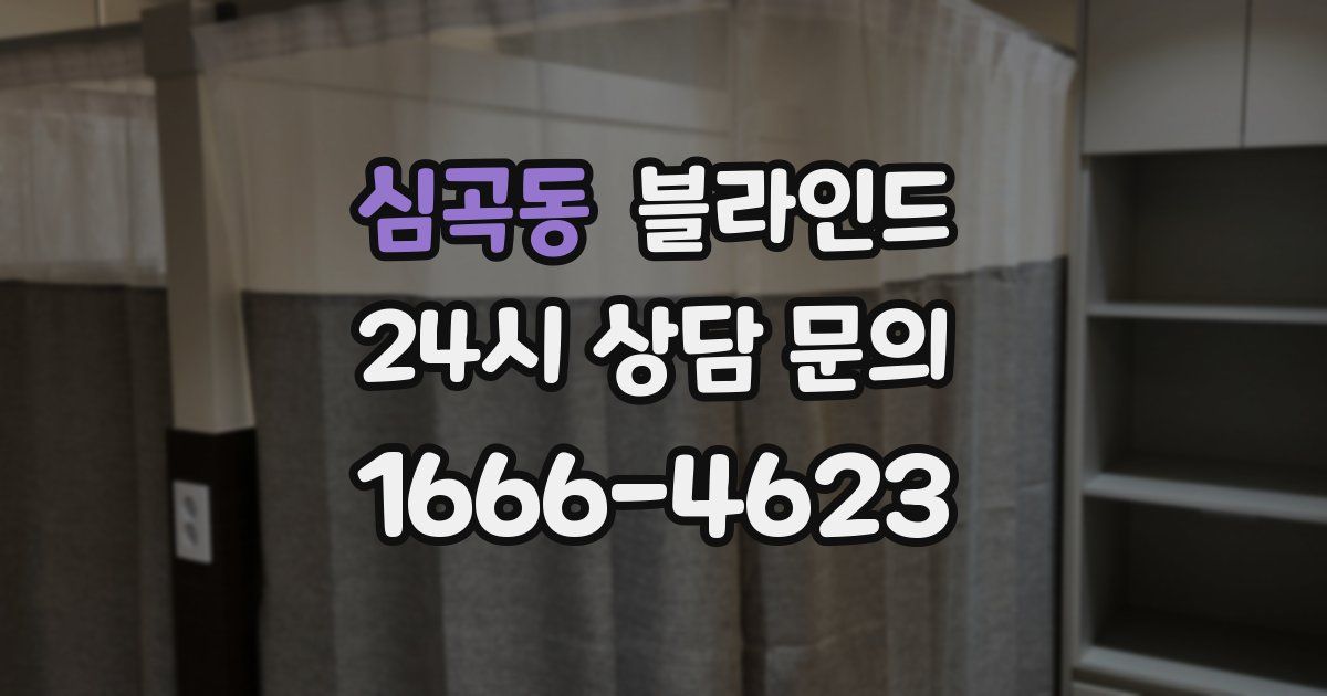 심곡동 블라인드