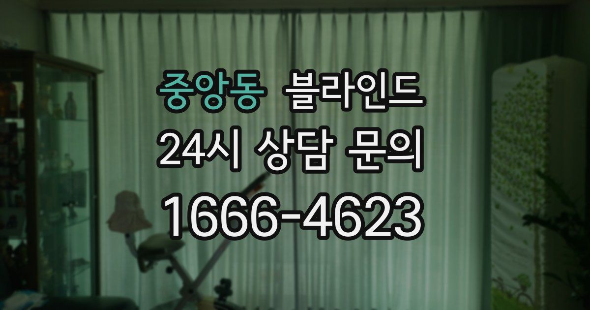 중앙동 블라인드